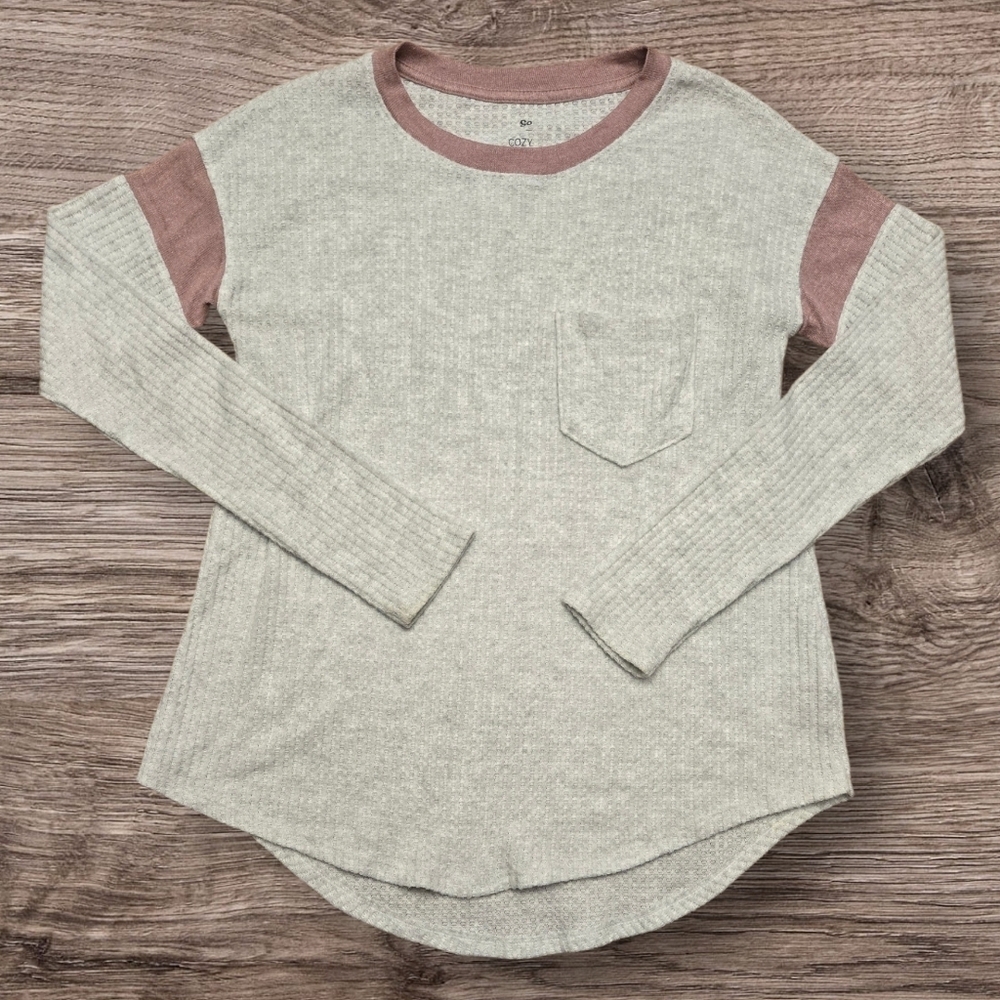 So Waffle Knit Top